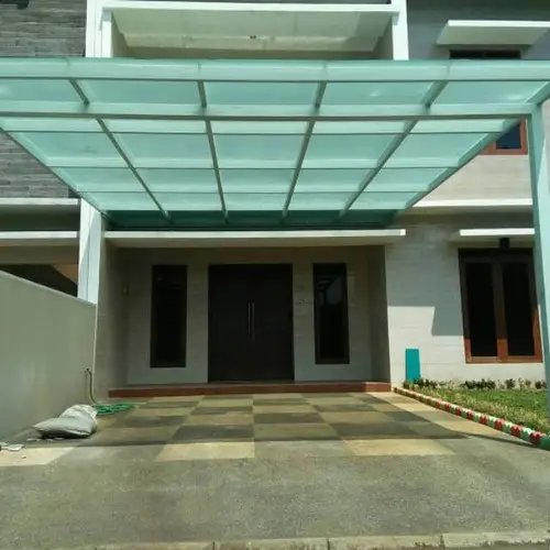 Kanopi Kaca Tempered 10mm di 